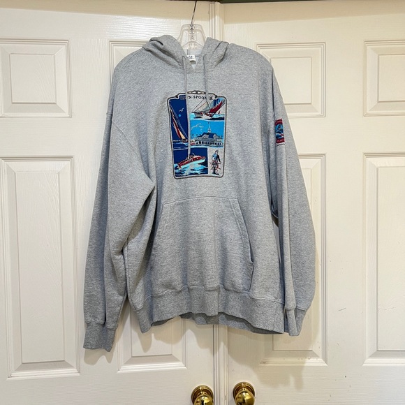 reyn spooner 1906–2006 centennial of newport beach california Gray hoodie Sz XL